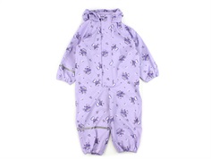 CeLaVi purple rose owls rain suit